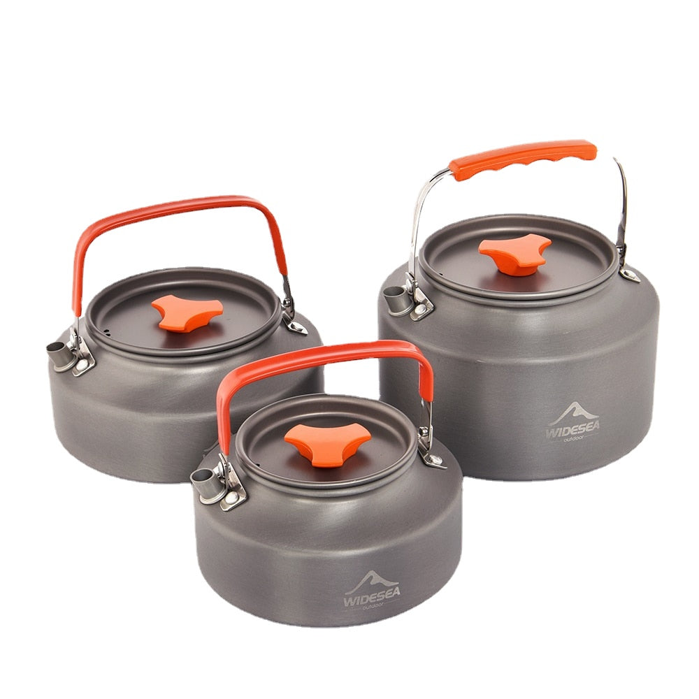 Camping Water Kettle Outdoor Coffee Kettle Tableware Picnic Set Supplies Equipment Utensils Tourism Cookware