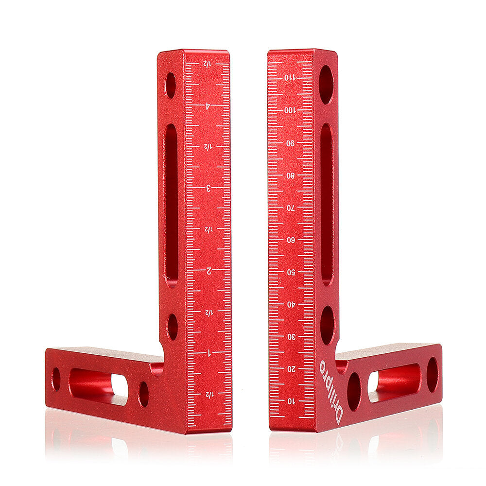 2Pcs Woodworking Precision Clamping Square L Shape Auxiliary Fixture Machinist Square