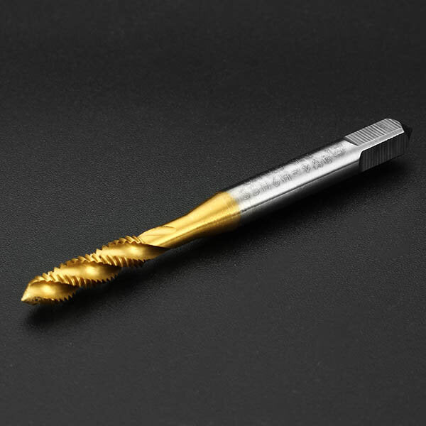 M4x0.7 HSS Titanium Coated Screw Thread Metric Spiral Fluted Machine Screw Tap