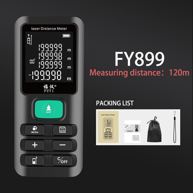 70M/120M Laser Distance Meter Digital Laser Rangefinder Angle Range Finder Laser Tape Measure Tool