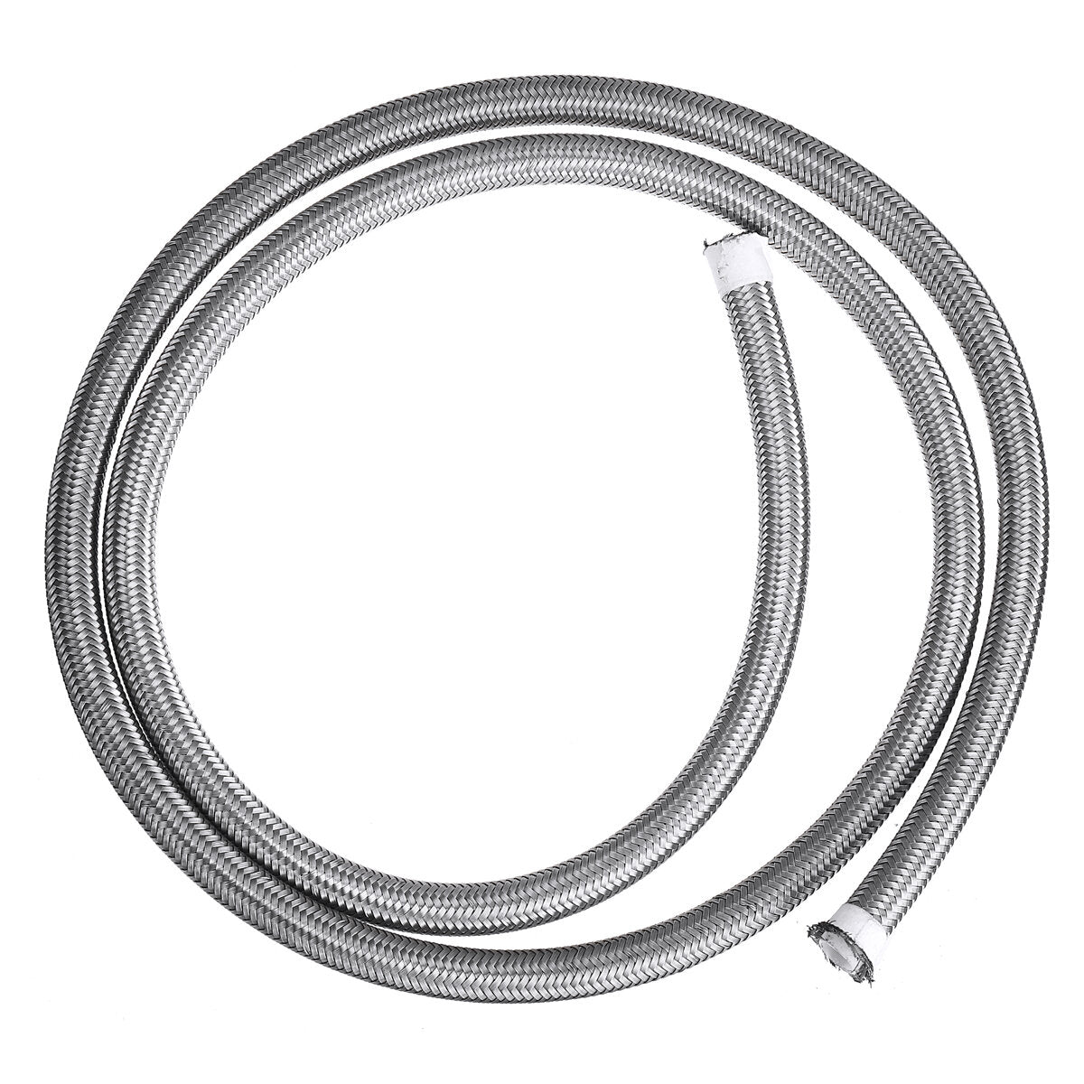 AN3 AN4 AN6 AN8 AN10 5FT Fuel Hose Oil Gas Line PTFE Stainless Steel Braided