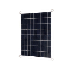 40W Solar Panel +3W Lamp +10A Solar Controller +1m Extension Cord Set for Camping Home Working