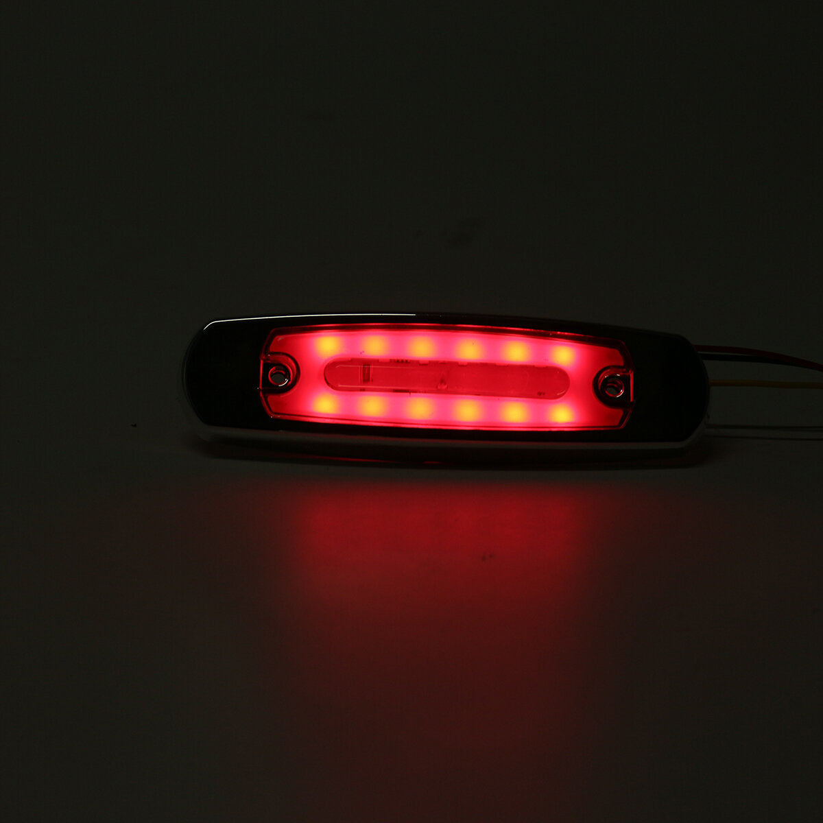 12/24V 18 LED Side Flowing Marker Light Lamp Waterproof For Truck Trailer Lorry