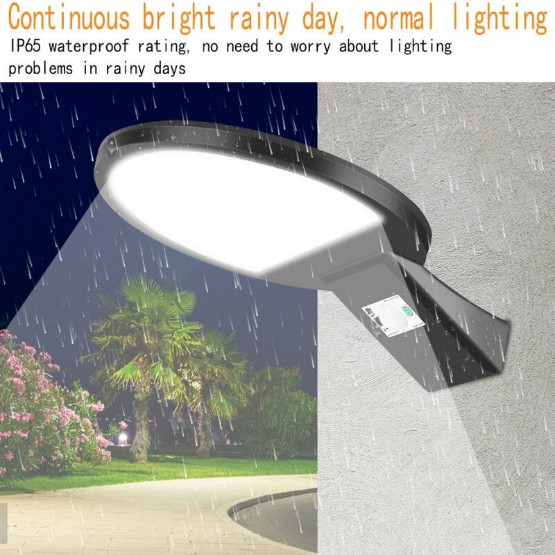 90LEDs Solar Powered Light Outdoor Waterproof Motion Sensor Street Light for Garden Decoration