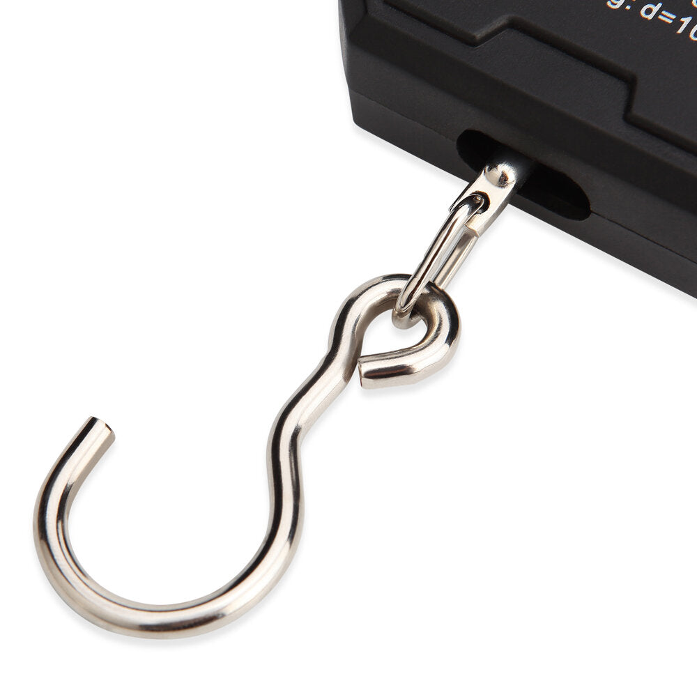 Portable 50Kg/10g LCD Digital Display Backlight Hanging Hook Scale Double Accuracy Fishing Travel Mini Electronic Weighing Express Scale
