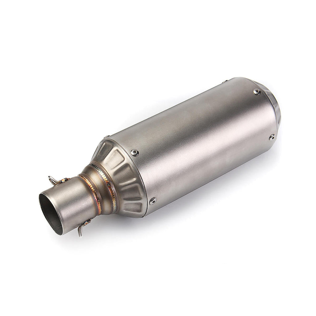 38-51mm Exhaust Muffler Pipe with Silencer Universal Motorcycle Stainless Steel