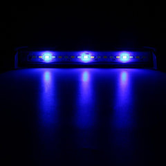 20cm 18 LED Fish Tank Aquarium Light White Blue Lamp Clip on Waterproof Bar AC110-240V