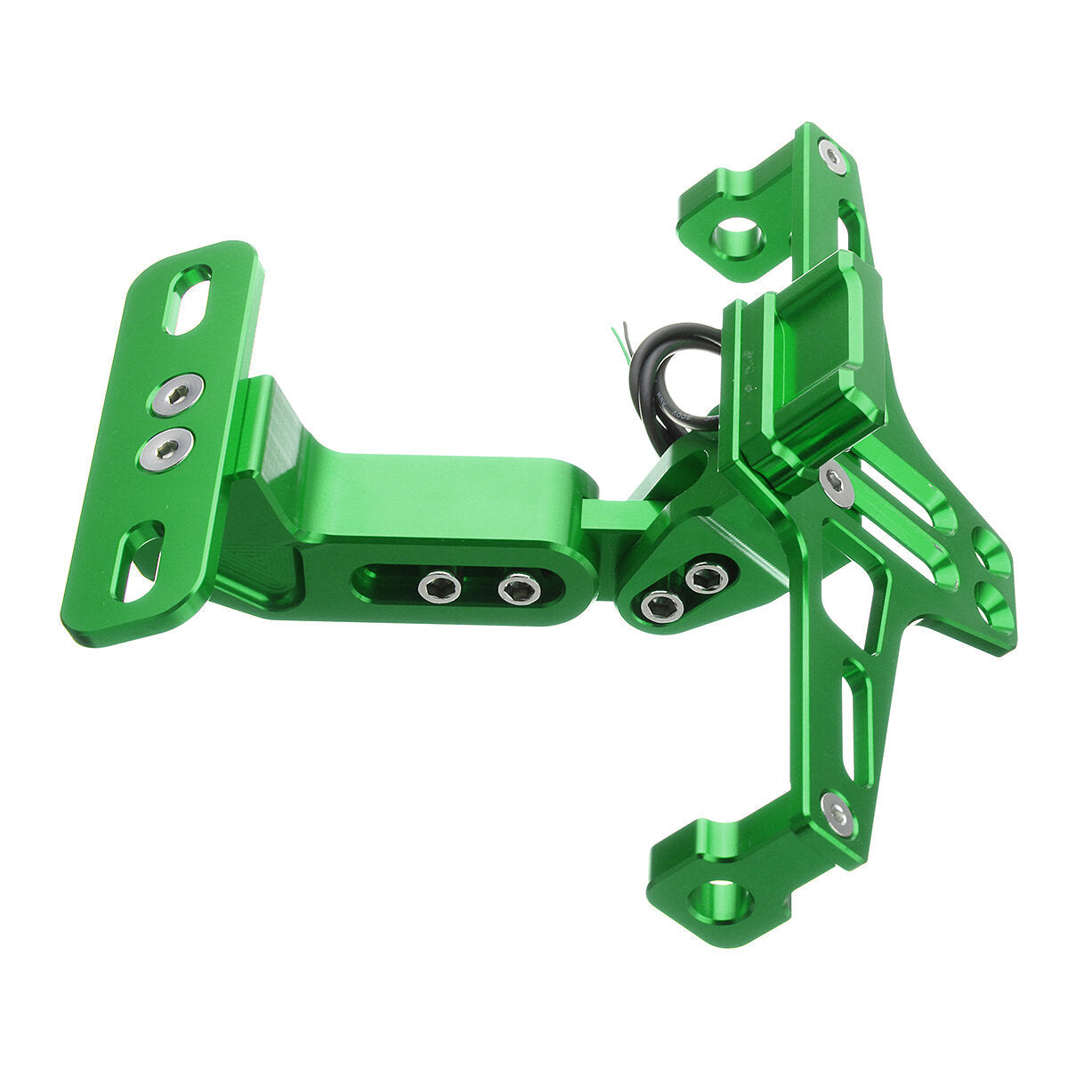 12V Motorcycle License Plate Fender Holder Bracket With LED Rear Light 12V CNC For YAMAHA BWS R25 R3 MT03 MSX