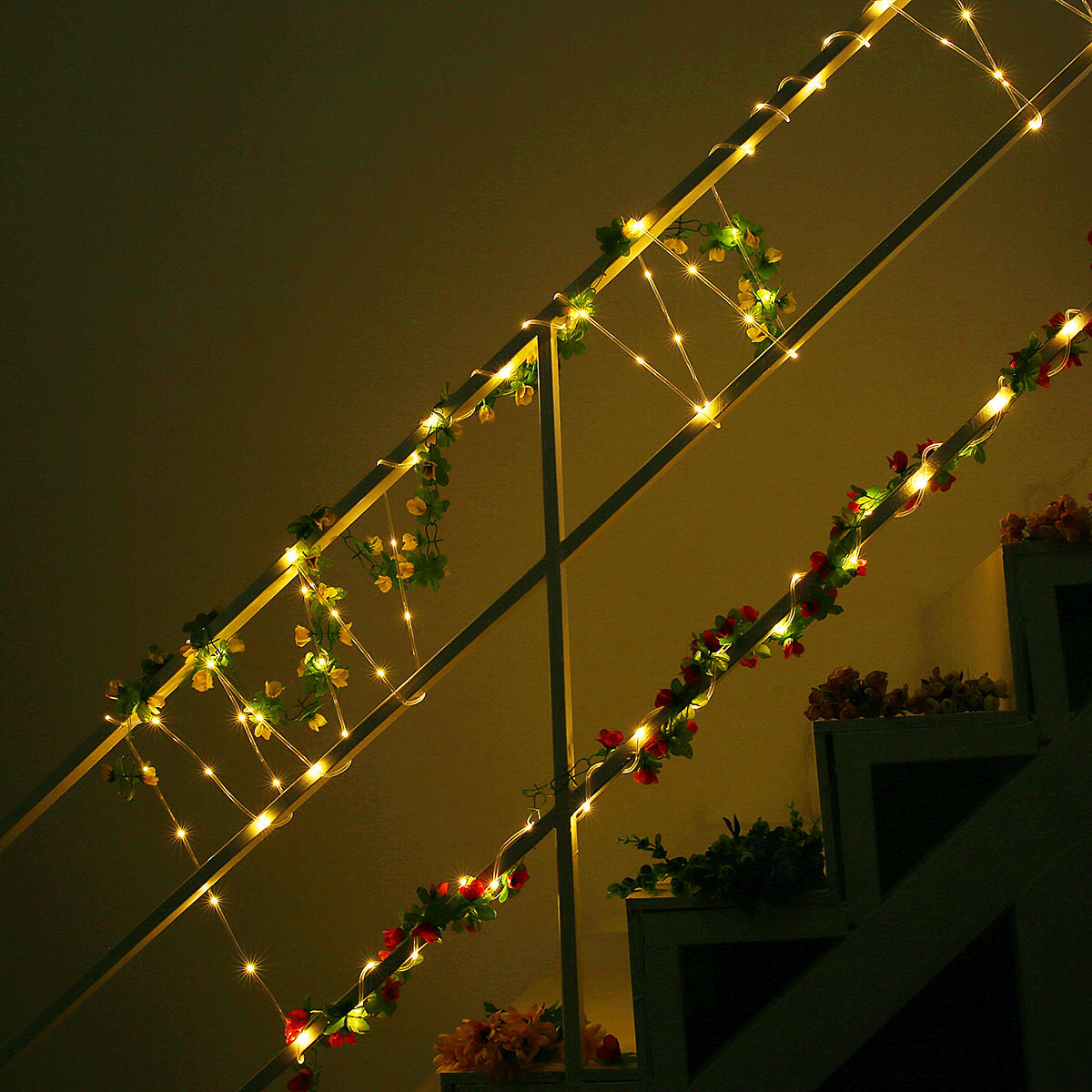 Battery Powered 8 Modes Waterproof 10M Warm White 100LED Tube String Light With Infrared Remote Control