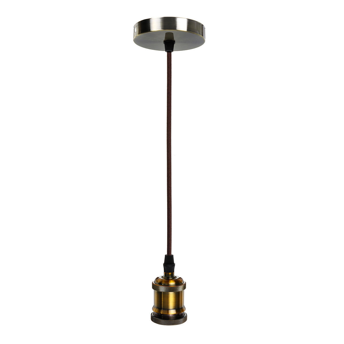 E26/E27 Retro Pendant Light Cafe Living Room Ceiling Lamp Bulb Adapter Holder Socket Base