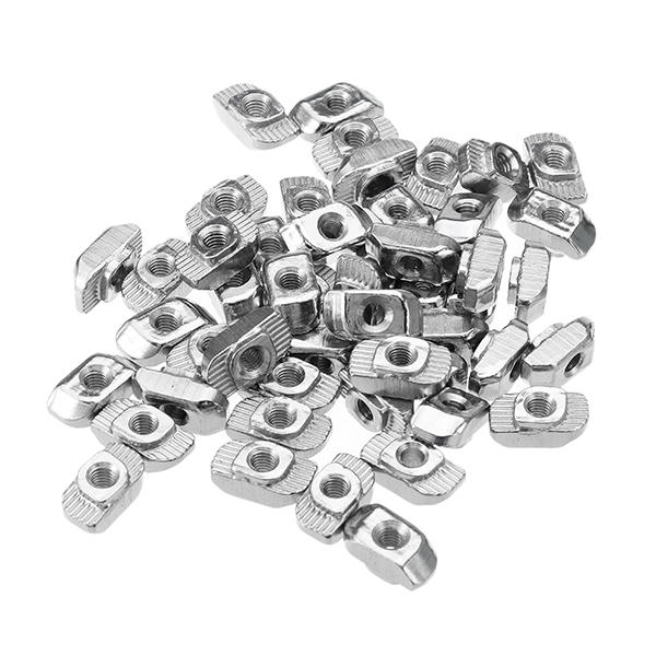 50pcs M4 T Sliding Nut Block for 3030 Aluminum Profile