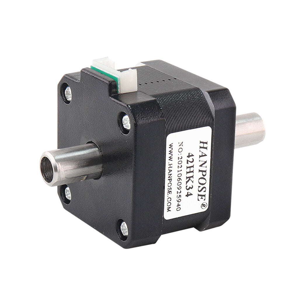 Double Shaft 42 Motor 4-lead 42HK34 42HK40 42HK48 42HK60 Hollow Biaxial Motor for CNC Router Engraving Milling Machine