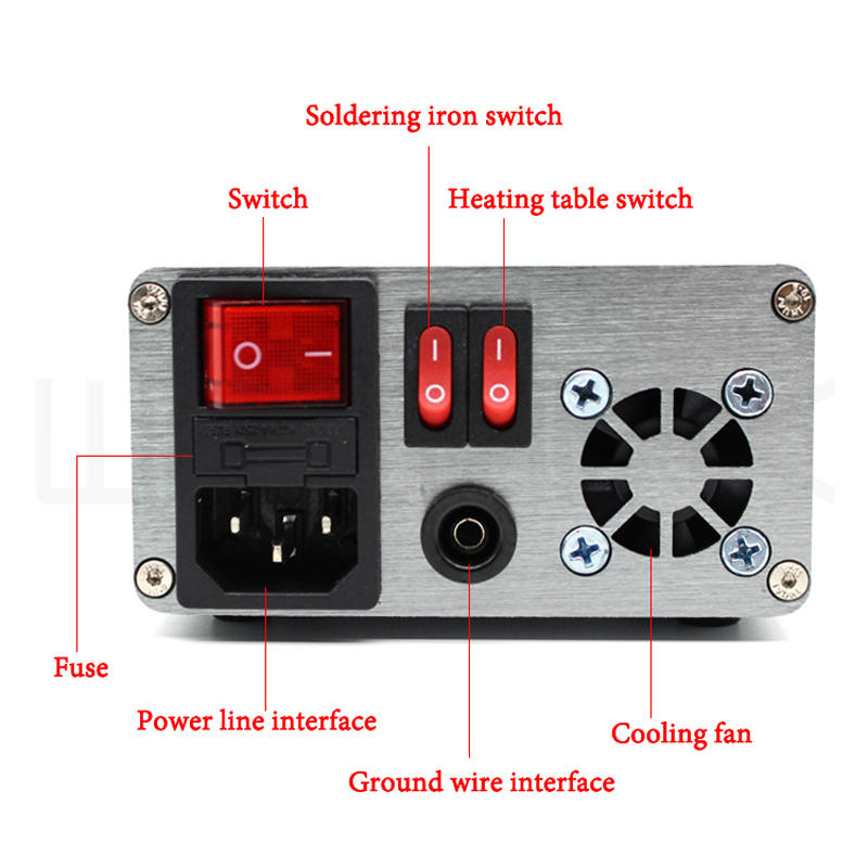 Soldering Station Phone Motherboard Separator Heating Station Glue Remover for iPhone X/XS/XS MAX CPU IC Chips Disassembly