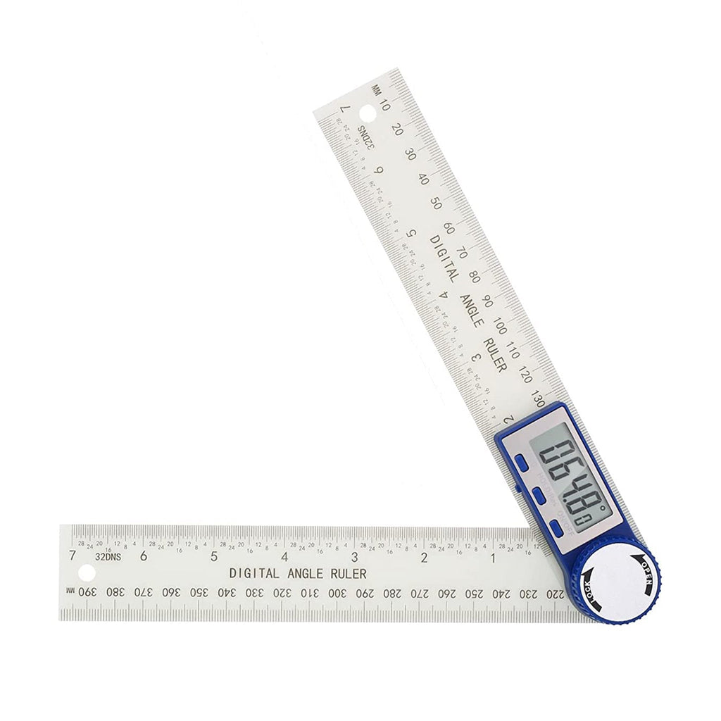 2 In 1 Protractor Angle Measuring Tool Fit For Woodworking Construction