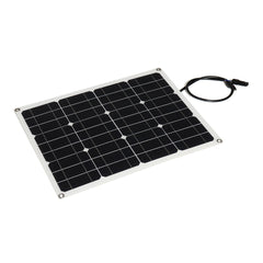 40W Solar Panel Controller Car Charger Output Battery Clip Solar Power Panel
