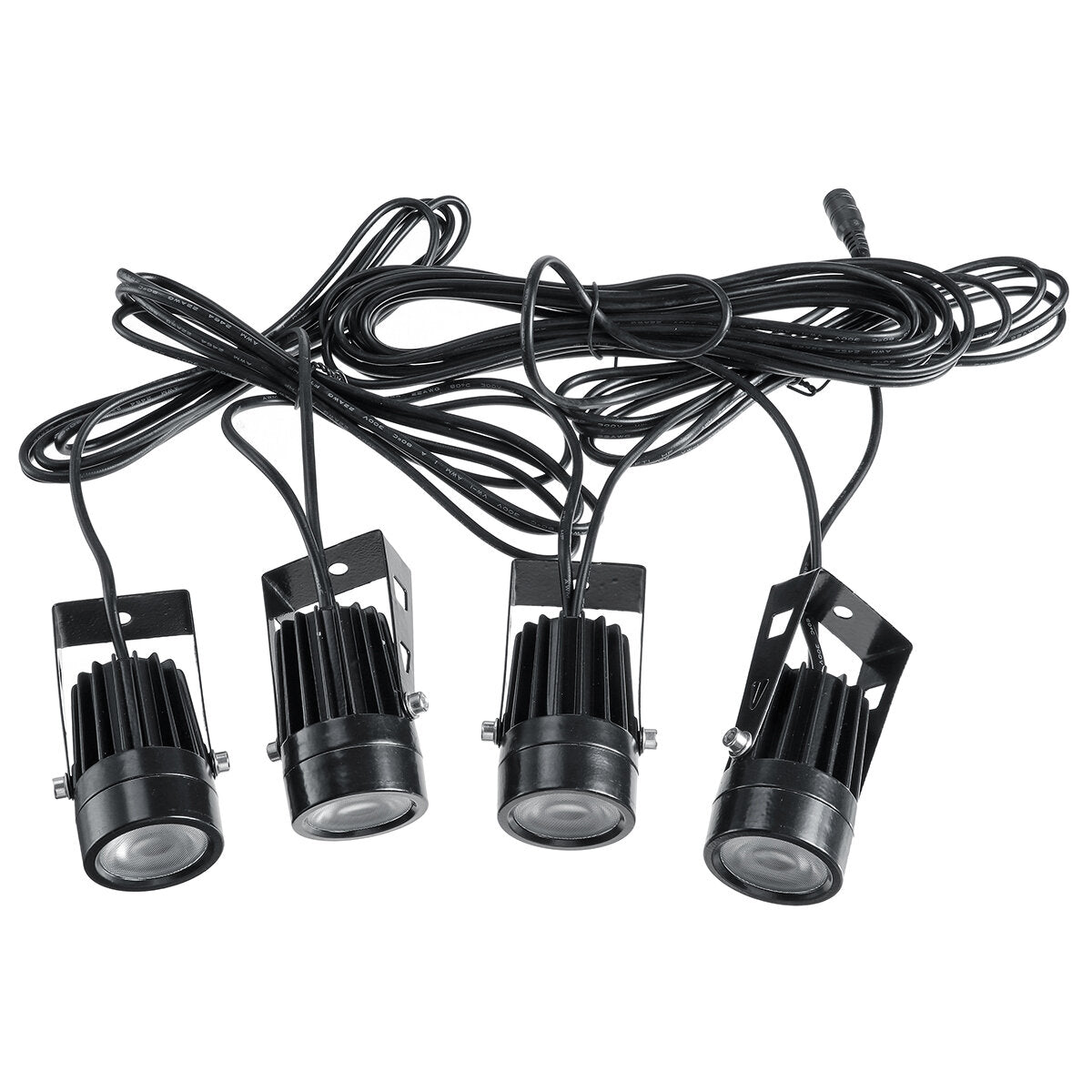 4Pcs LED Lawn Light Outdoor Garden Pathway Spotlights Landscape Lamp Waterproof