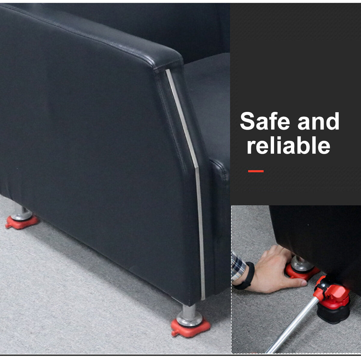 13pcs Heavy Duty Furniture Lifter Hand Tool Set Lifter Slides Wheel