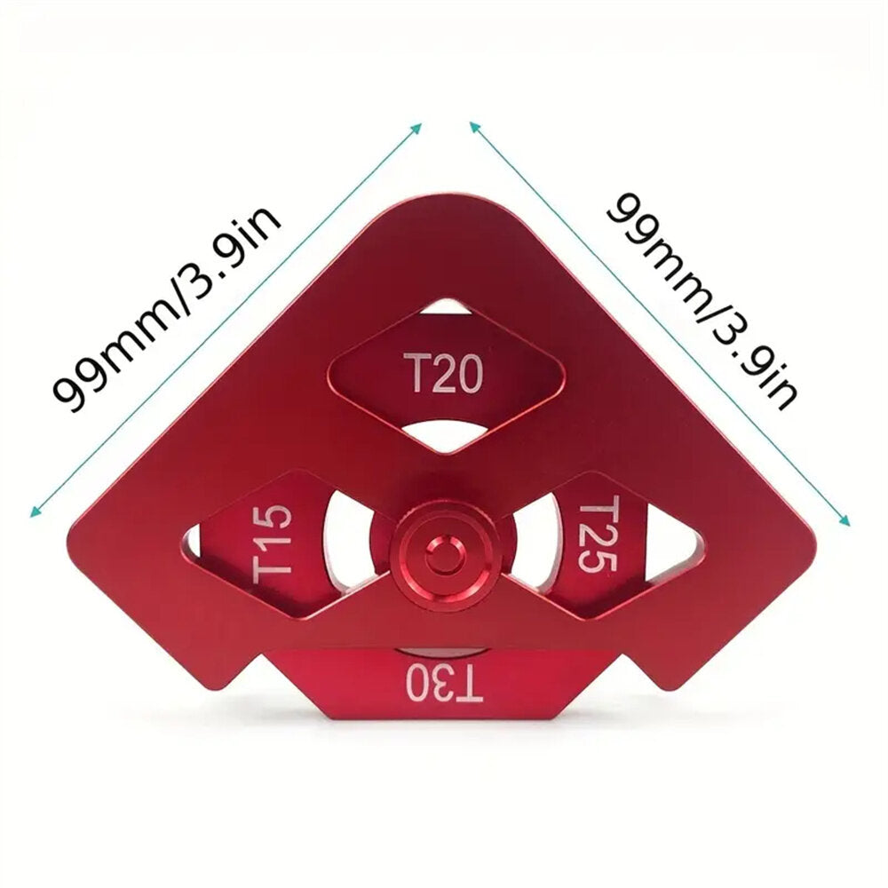Multifunctional Woodworking Tool - Quick Change Corner Gauge for Precision Chamfering, Rounding & Beveling - Durable Aluminum Alloy