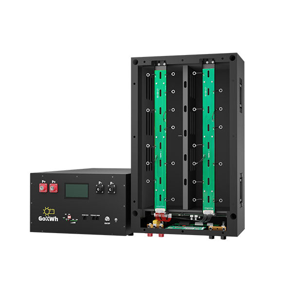 48V 320AH Energy Storage Box DIY Kit APP Bluetooth Remote Operation LED Bluetooth Status Indicator Charge Overcurrent Protection