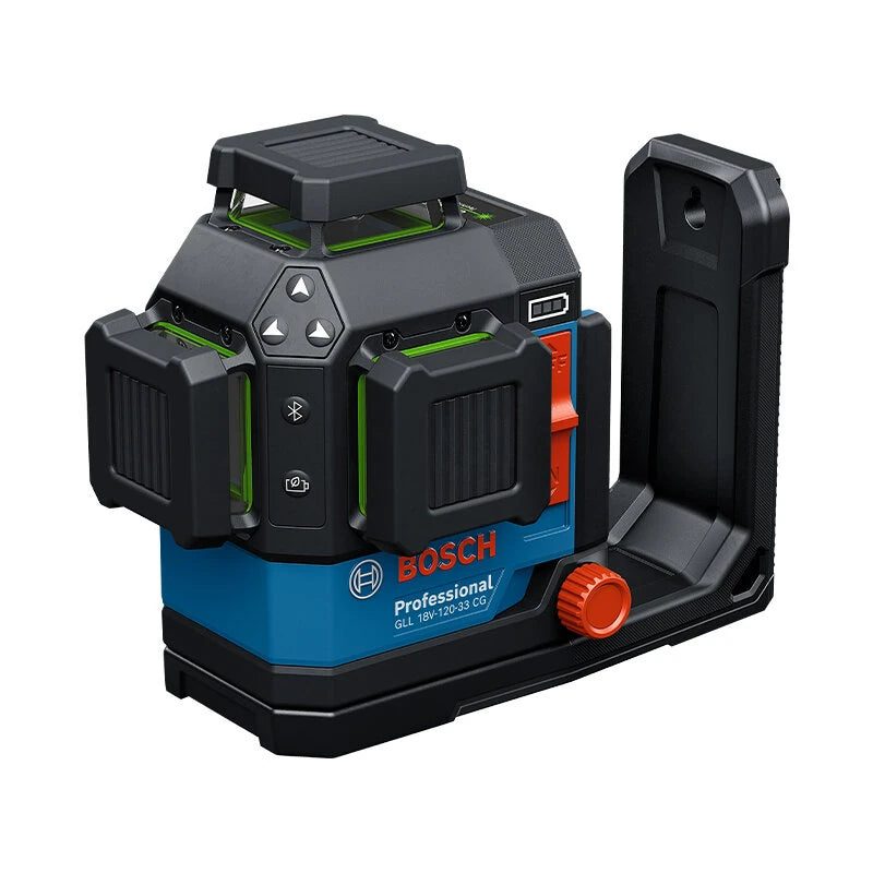 18V-120-33 CG Laser Level 12 Lines 35m Range Extendable to 120m High Precision ± 0.3 mm/m Rapid Self-Leveling IP 65