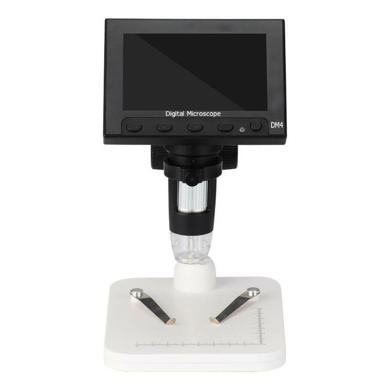 1000 x 2.0MP Magnifier USB Digital Electronic Microscope 4.3 Inch LCD Display