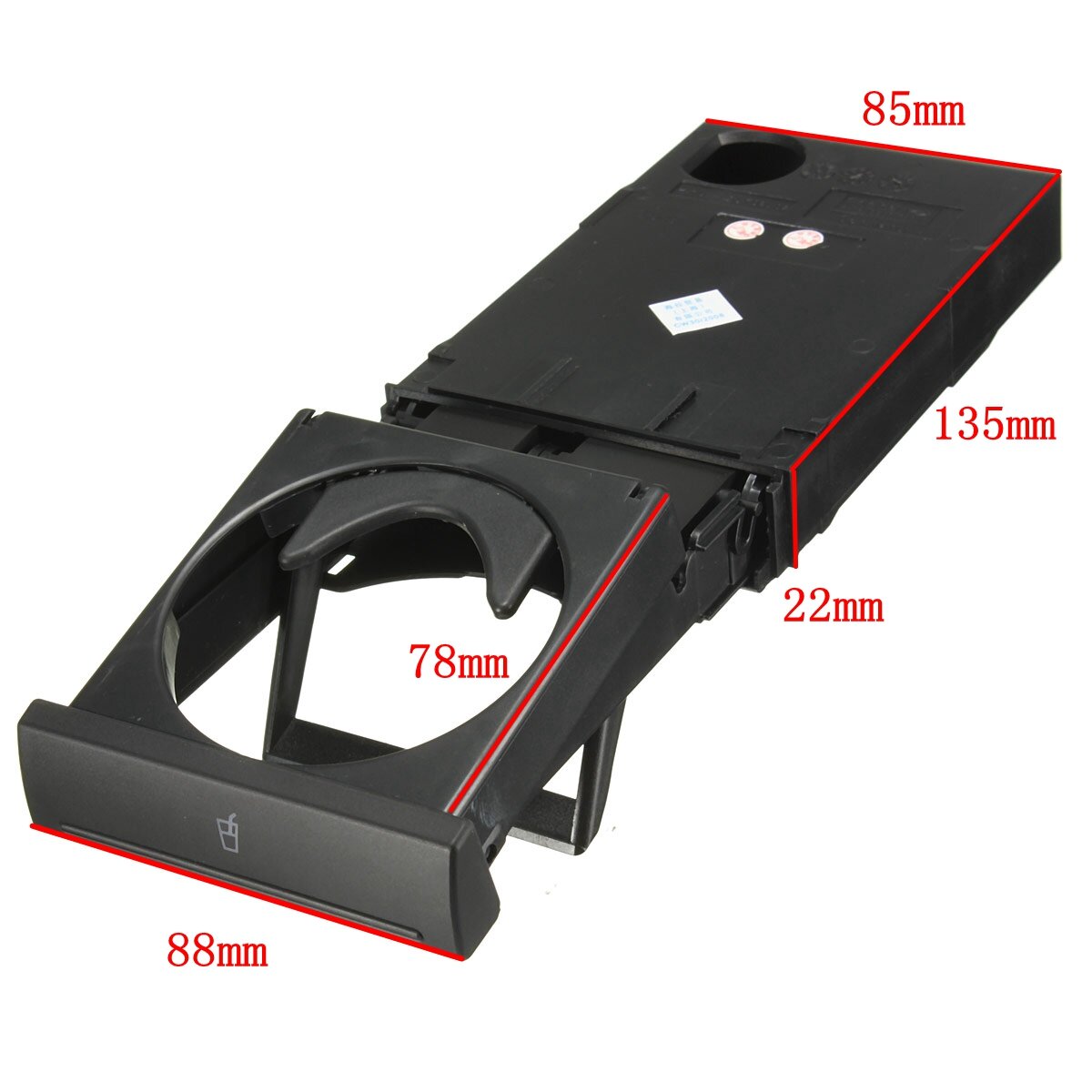 Car Auto Drink Cup Bottle Holder Stand For Audi C5A6 98-05 A4B6 98-02
