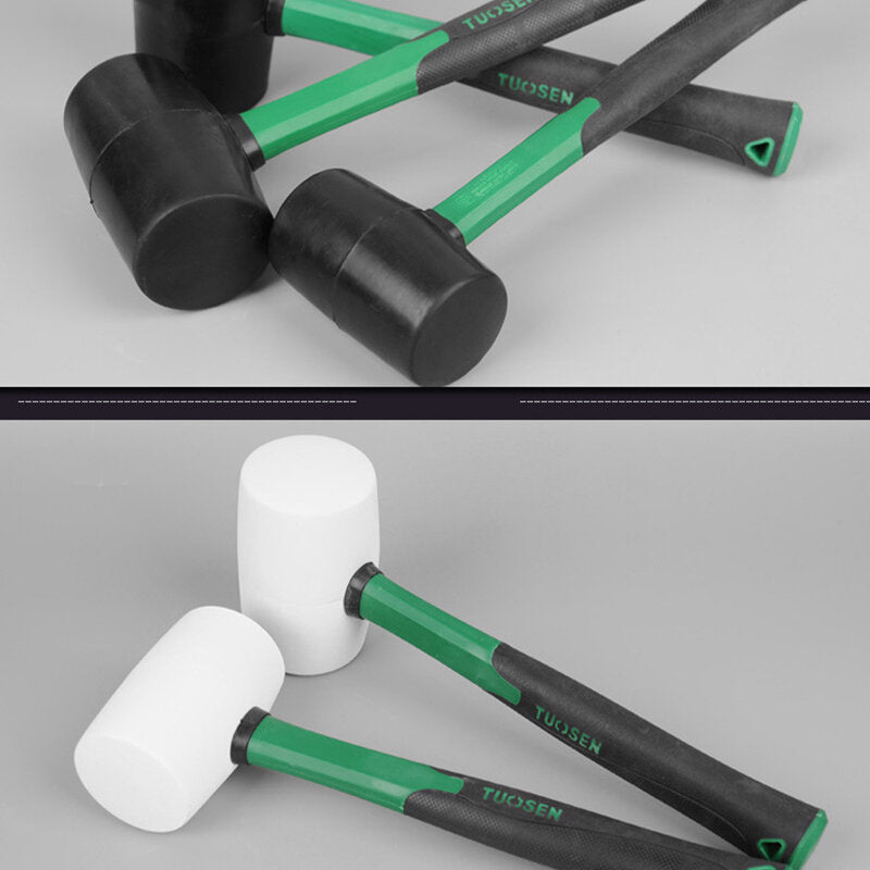 Rubber Hammer Black Rubber Hammer Decoration Environmental Protection Installation Hammer Multifunctional Rubber Hammer