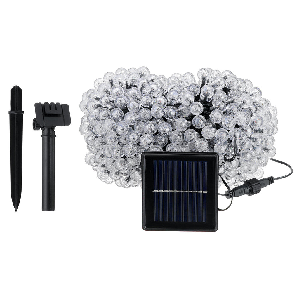 164FT 50M 500LED Solar String Light 8 Modes Waterproof Bulb Hanging Fairy Patio Yard Lamp for Garden Home Decor