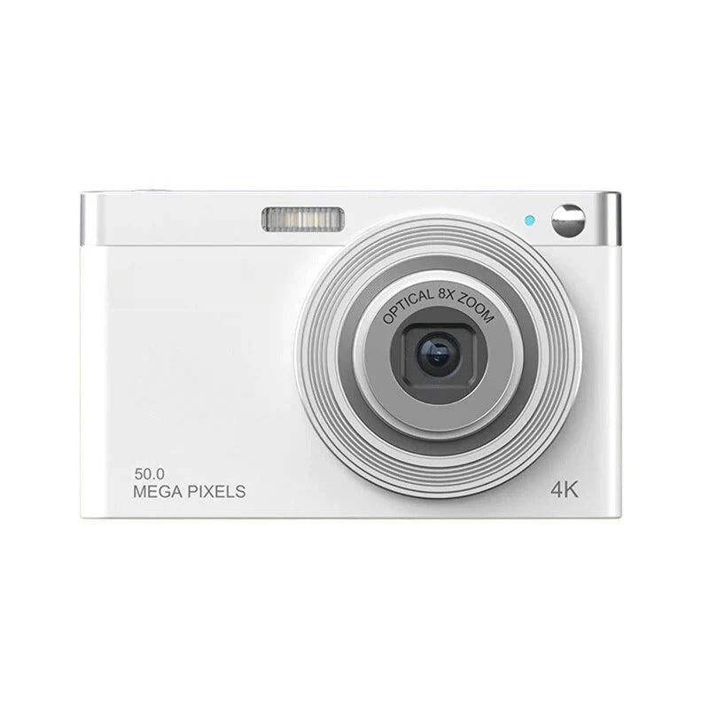 4K 50MP Digital Camera Video Camcorder 2.88" IPS Screen AF 8X Zoom 750mAh Portable Mirrorless Camera