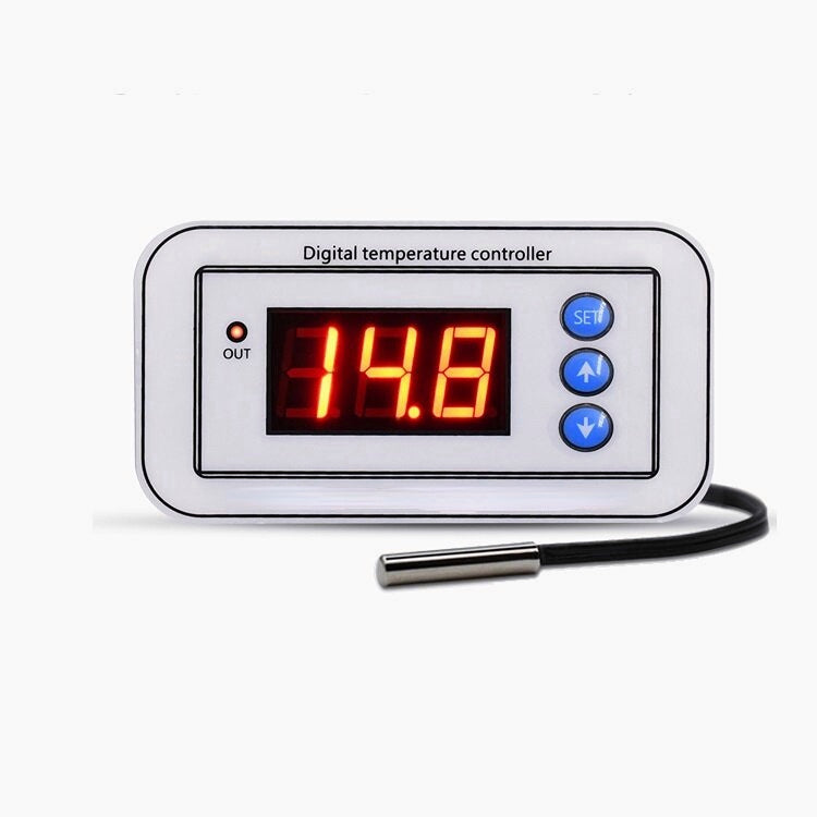 5V12V Digital Thermostat Temperature Control Switch Mini Embedded Panel Temperature Controller