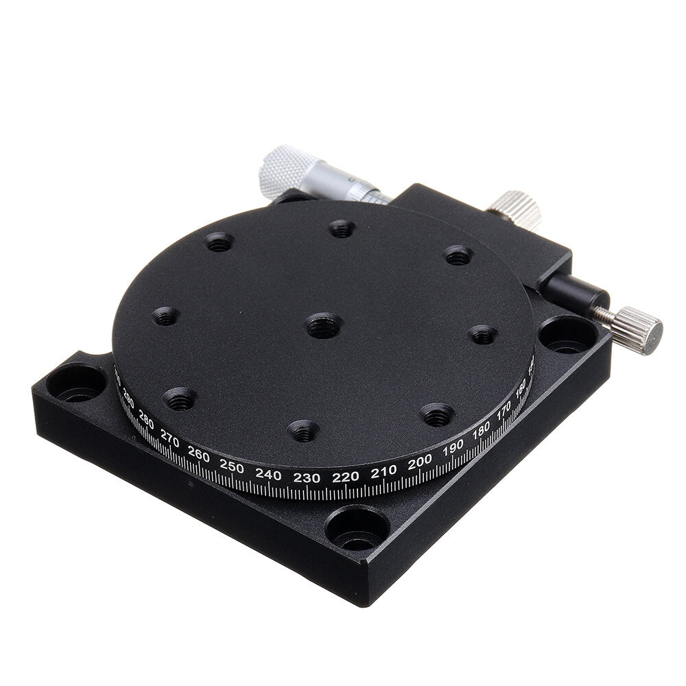 RS60-L RS60-R 60mm R Axis Manual Rotating Platform Sliding Stage Precision Bearing Linear Stage
