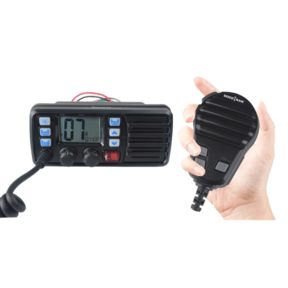 25W High Power VHF Mobile Transceiver Marine 2 Way Radio IP67 Waterproof Boat Band Walkie Talkie Sea Float Interphone