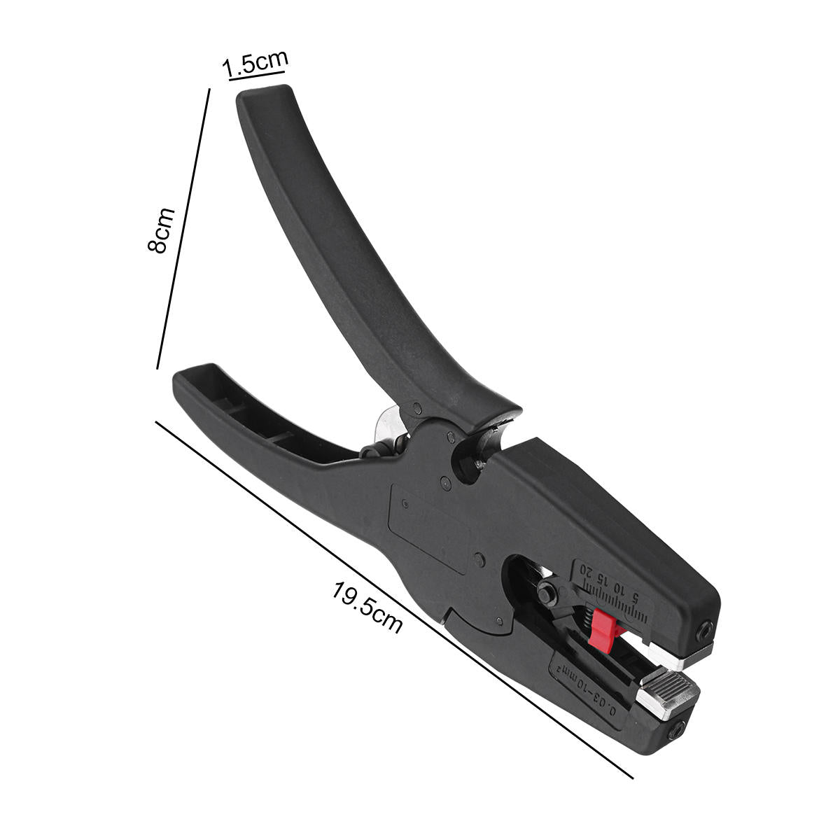 Multifunctional Adjustable Electric Cable Wire Crimper Stripper Stripping Plier 0.03-10mm