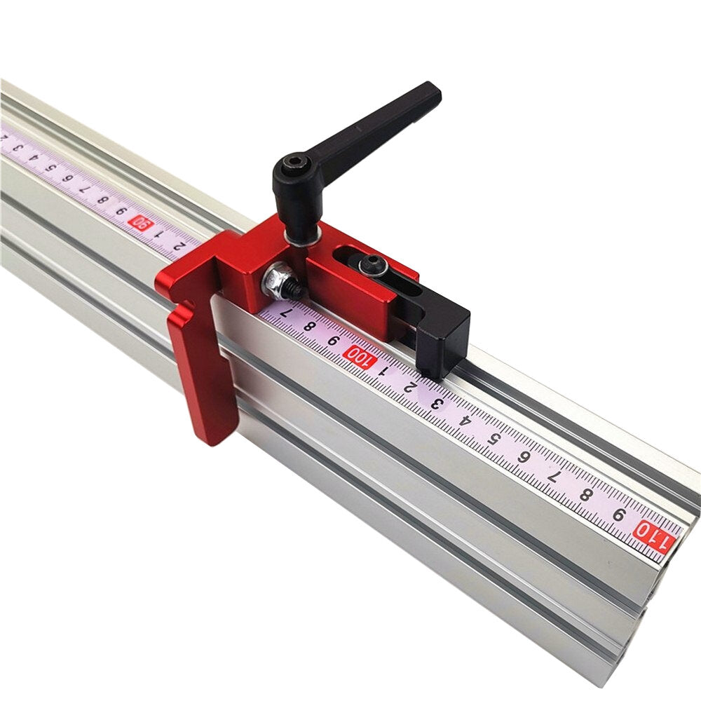 400-1200mm Miter Gauge Fence 75 Type T-Slot Aluminium Woodworking Fence Backet Table Saw