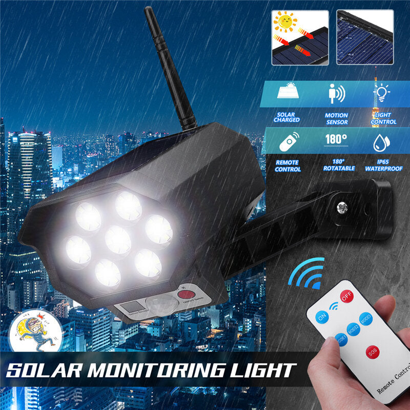 42LEDS COB IP65 Solar Simulation Monitoring Light Intelligent Light Control Human Body Induction