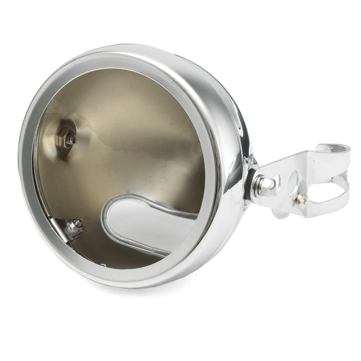5.75 inches Motorcycle Round Headlight Lamp Bucket Housing Shell+Clamp For Harley