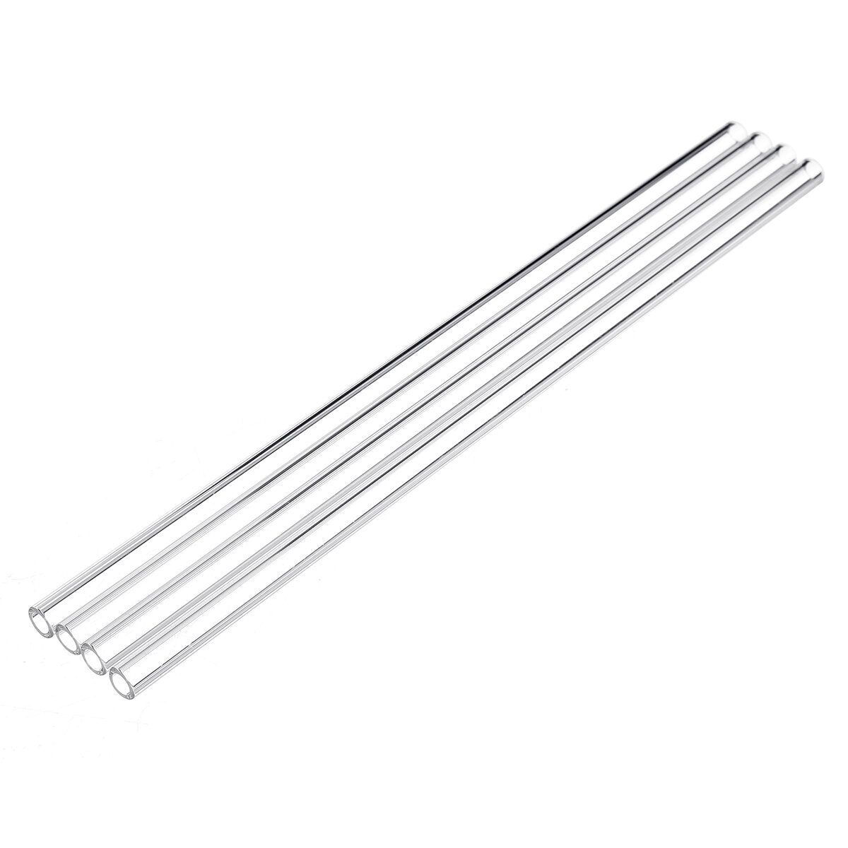 4Pcs 250mm OD 7mm 1.5mm Thick Wall Borosilicate Glass Blowing Tubes