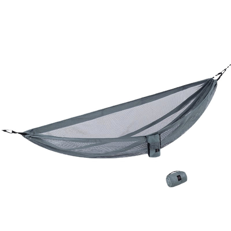 Outdoor Camping Hammock 1-2 Persons Icy Breathable Mesh Ultralight Bearing Weight 200kg