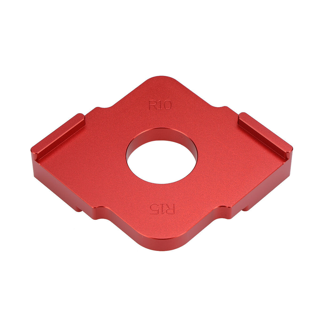 R Arc Template 3-Piece Set - Aluminum Alloy, Accurate Scale, Easy Operation for Wooden Board Trimming, R10-R35