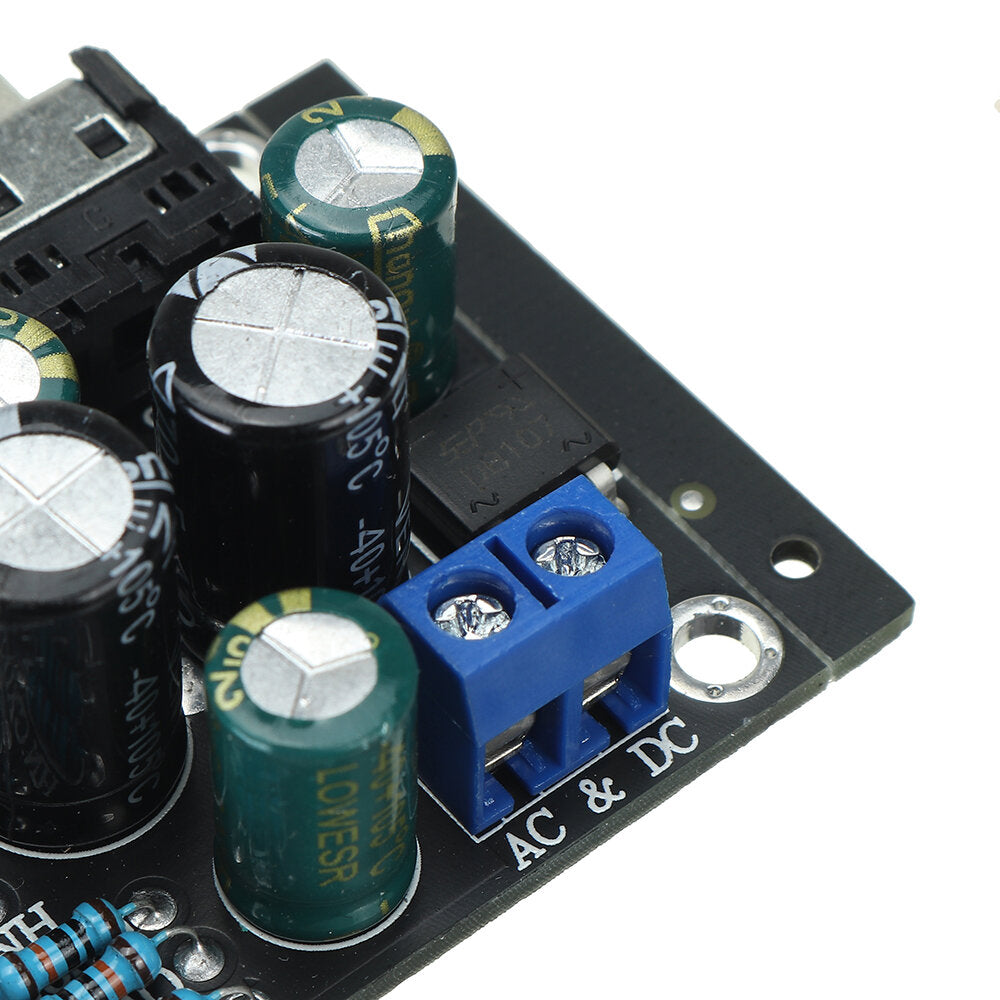 AC 6V~18V/ DC9-24V Dual-channel Single Power Supply 47 Amplifier Board Circuit Board PCB Module