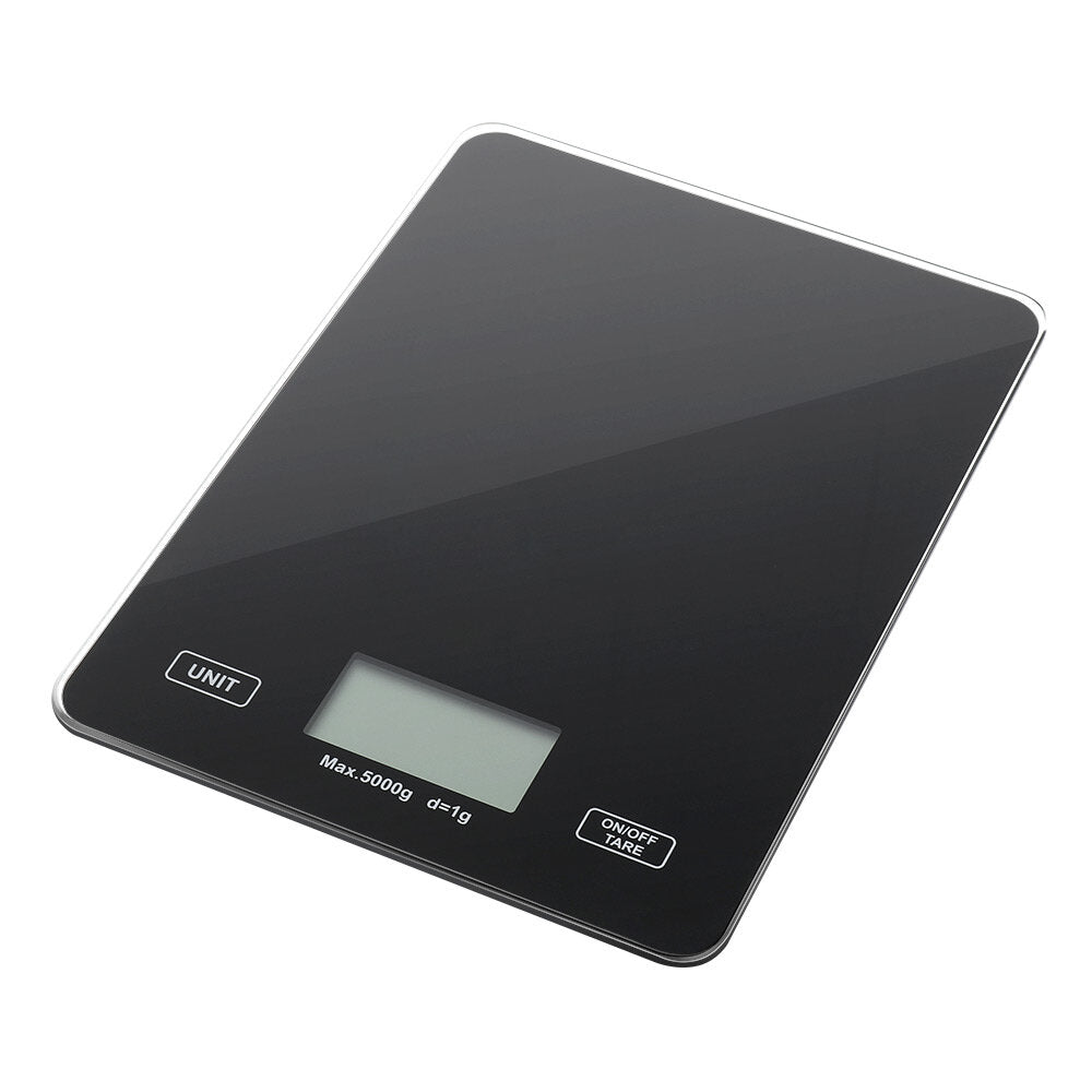 Digital Kitchen Toughened Glass Scale 1g/5kg Food Scale Ultra Slim Tempered Glass LCD Display Kitchen Baking Mesuring Tool