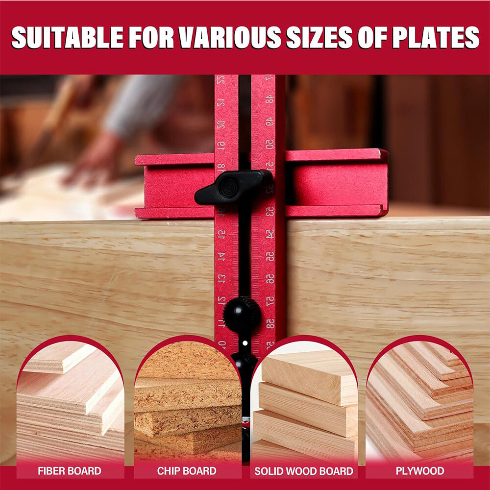 4 in 1 Router Milling Groove Bracket - Premium Aluminum Alloy, Versatile Design, Precise Cuts for Woodworking Projects