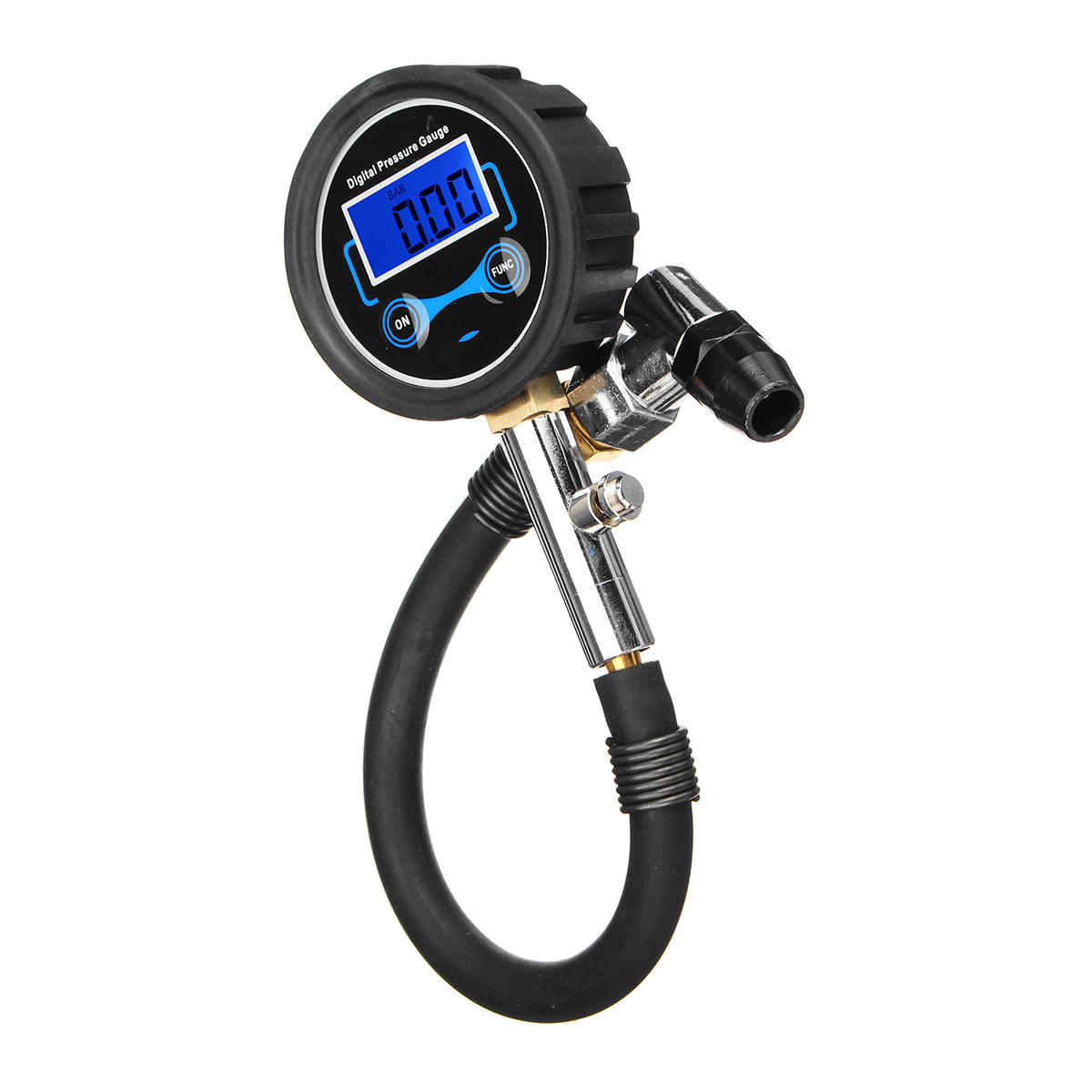 0-200Psi Digital LCD Tyre Tire Air Pump Pressure Gauge Tester Car Motorcycle Van