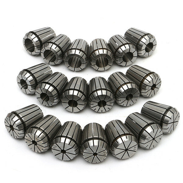MT2 ER32 M10 Collet Chuck Milling Tool Holder with 19Pcs ER32 Spring Collets Set