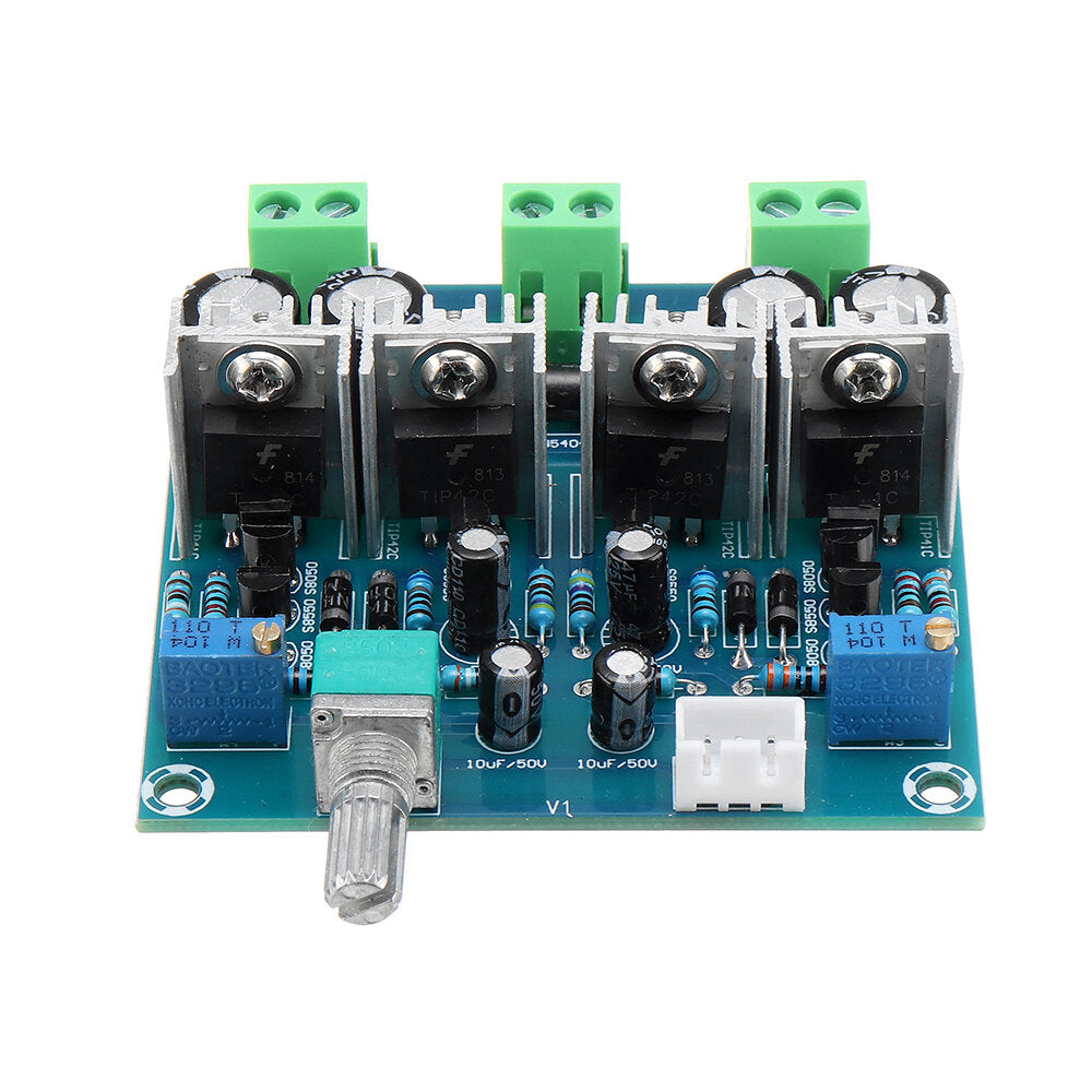 DC24V TIP41C TIP42C Dual Channel Class A Analog Amplifer Module 15W x 2 Audio Digital Amplifier Board