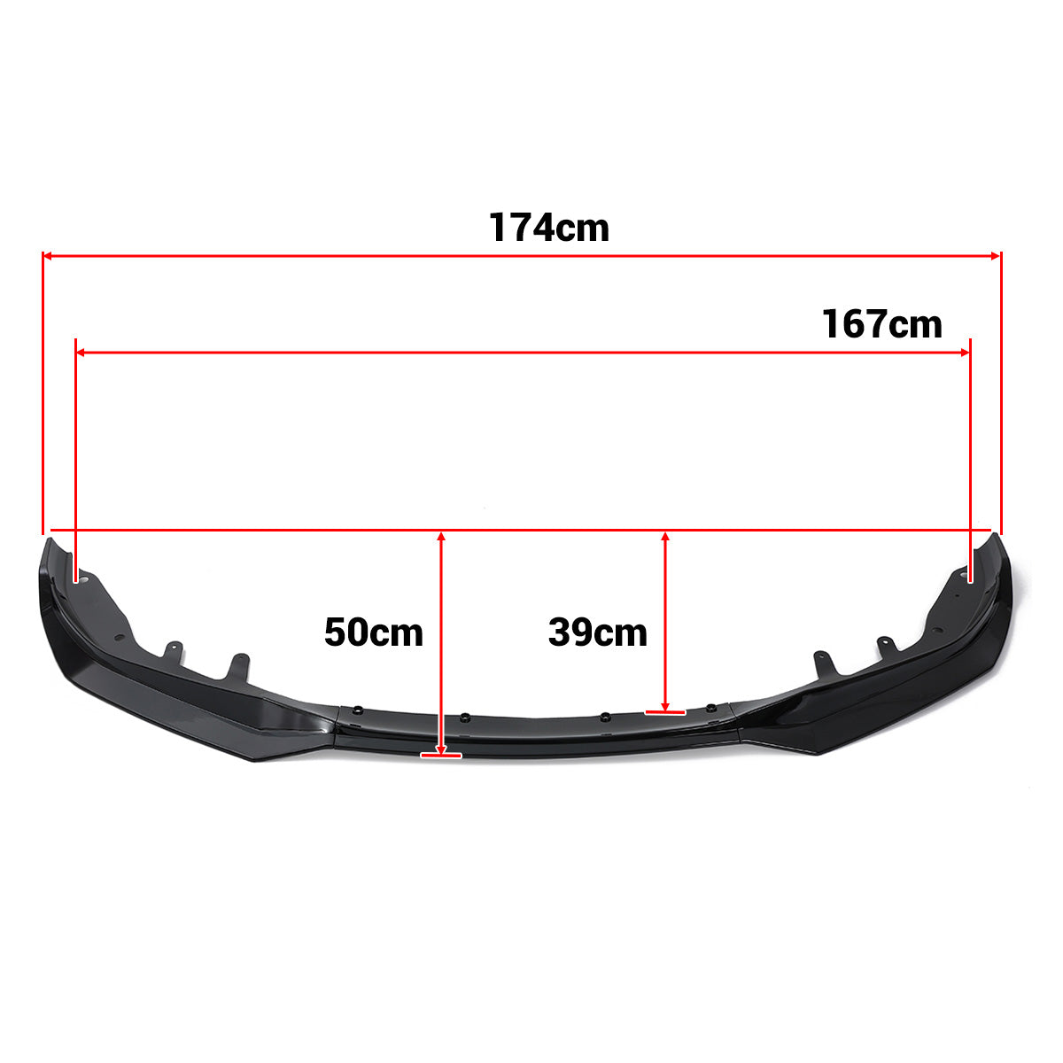 Front Bumper Splitter Lip Car Diffuser Spoiler Bumper Deflector For BMW 4 Series G22 G23 2 Door M440i M440d 430d 430i 2020-2023