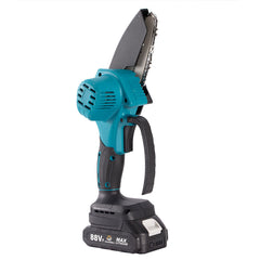 4 Inch 88VF Cordless Electric Chain Saw One-Hand Saw Woodworking Tool