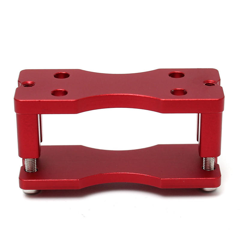 Black/Red CNC Aluminium Alloy Steering Gear Bracket