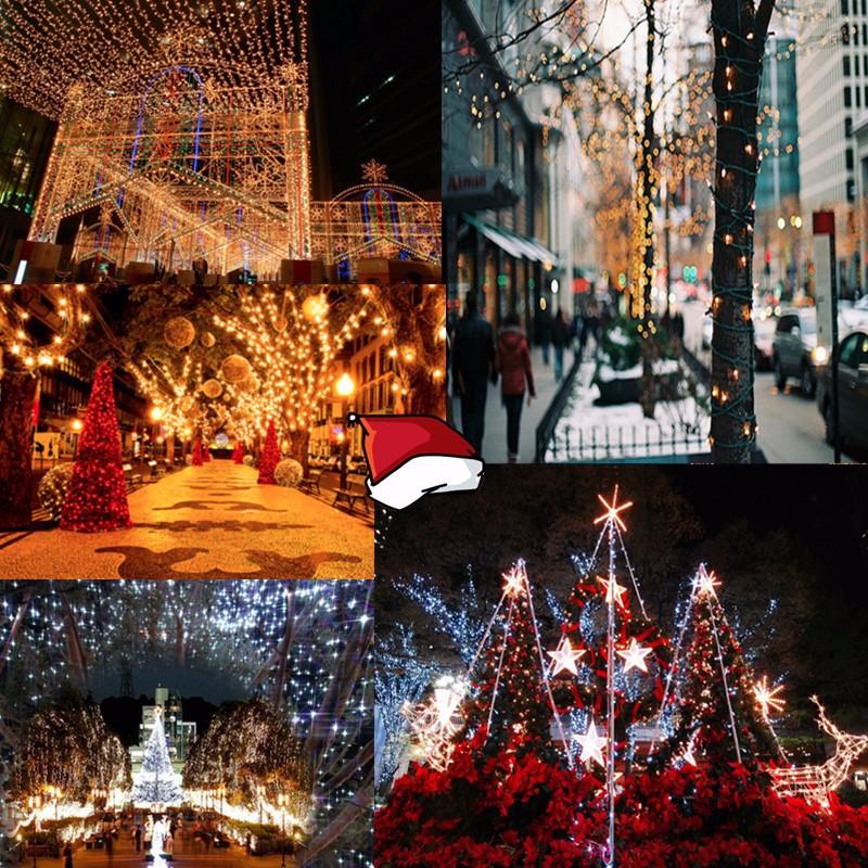 5M 50 LED Copper Wire Christmas Outdoor String Fairy Light DC12V