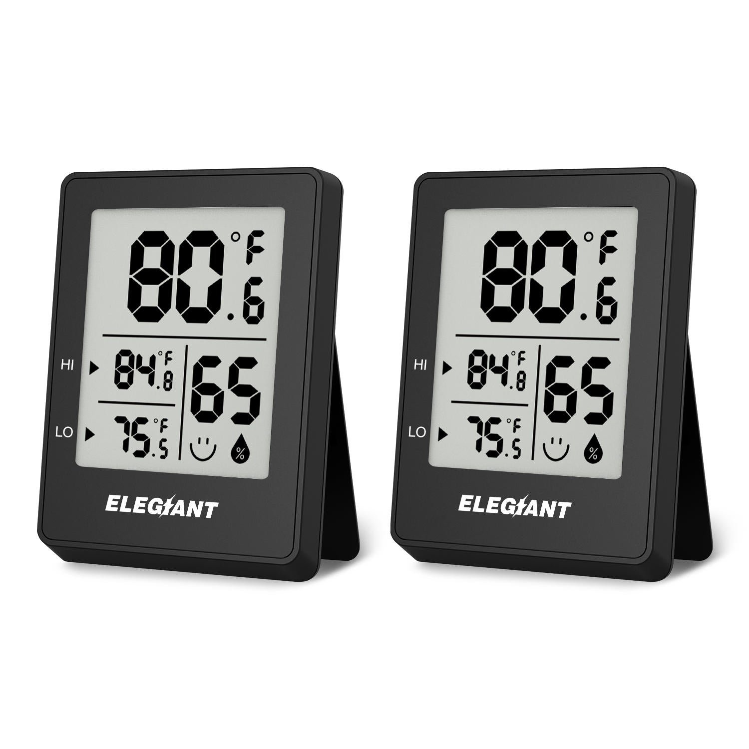 Digital Thermometer Hygrometer Home Electronic Indoor Outdoor Hygrometer Temperature Sensor Monitor Stand